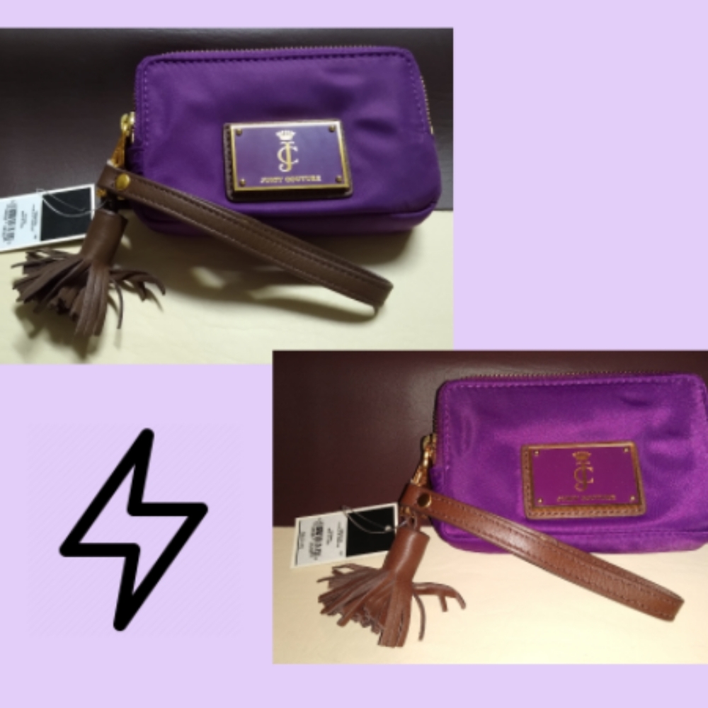 Juicy Couture Double-Zip Wristlet